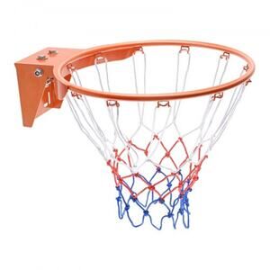 18-inch Flex Basketball Rim, Q235 Steel, Wall/Door Mount with Net- NWT